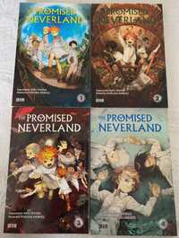 The promised neverland volumes 1-4, em português e como novos. 17€