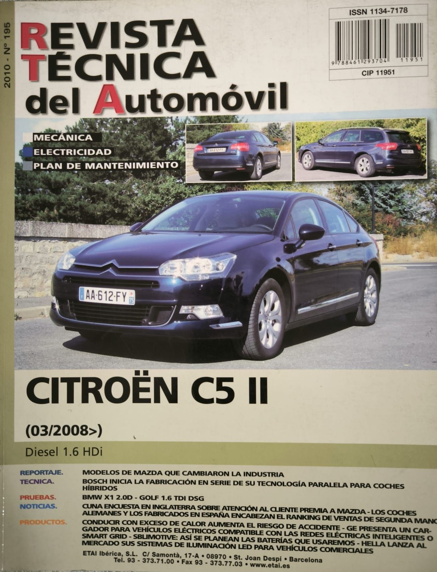 Livro Técnico Citroen C5