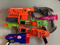 NERF pistolet karabiny łuk elite dart tag dual-strike rebelle 6 sztuk