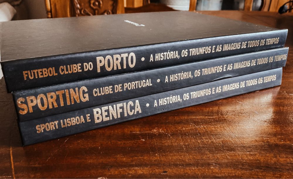 Livros Sporting, Benfica e Porto