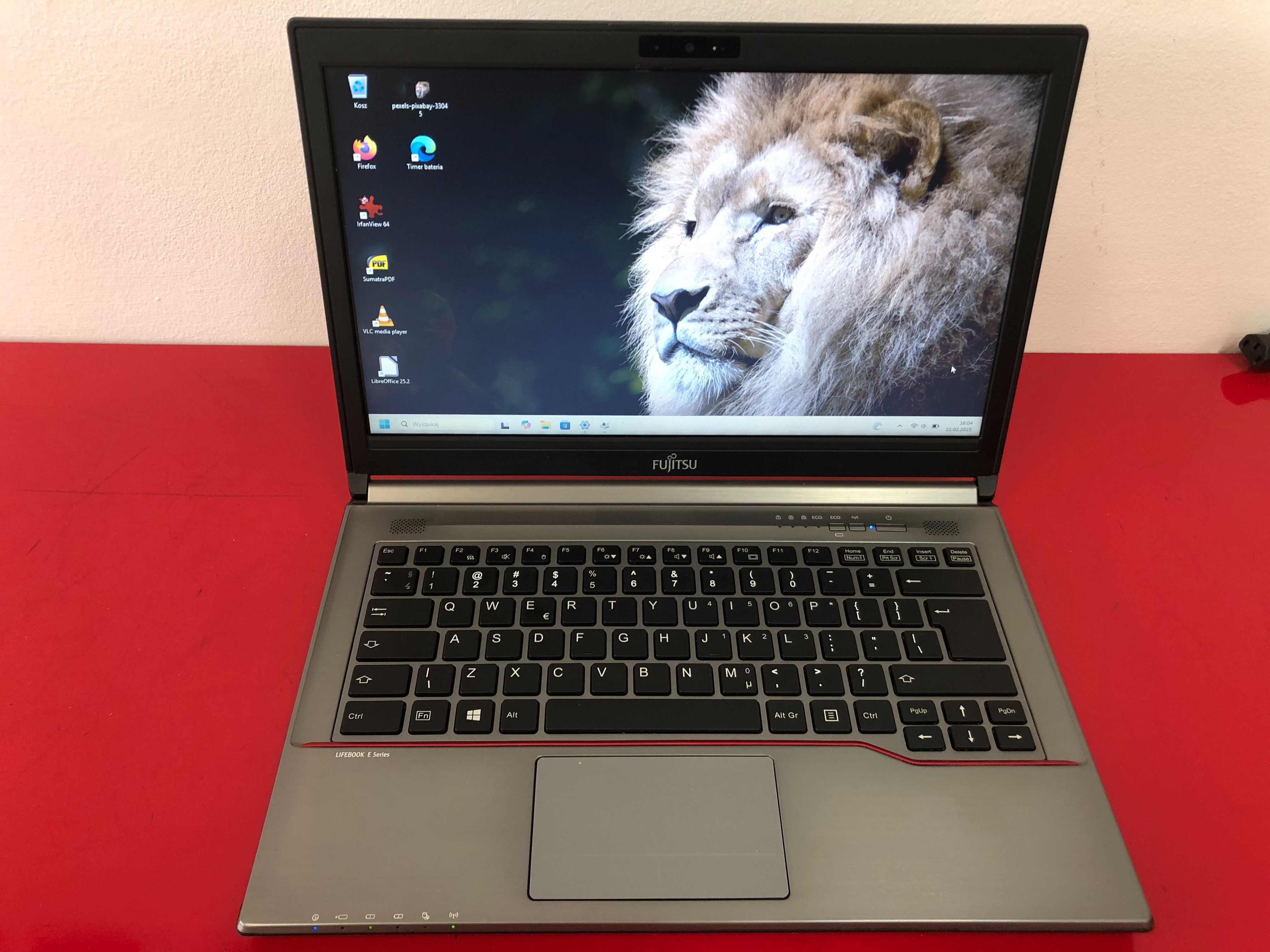 Biznesowy Fujitsu LifeBook E746 14" i5 16GB Matowy SSD Kamera Kl. A