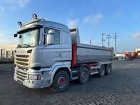 SCANIA G 490 8x4, 2014r, 12740 cm3 , 370tys , hydroburta, zamiana