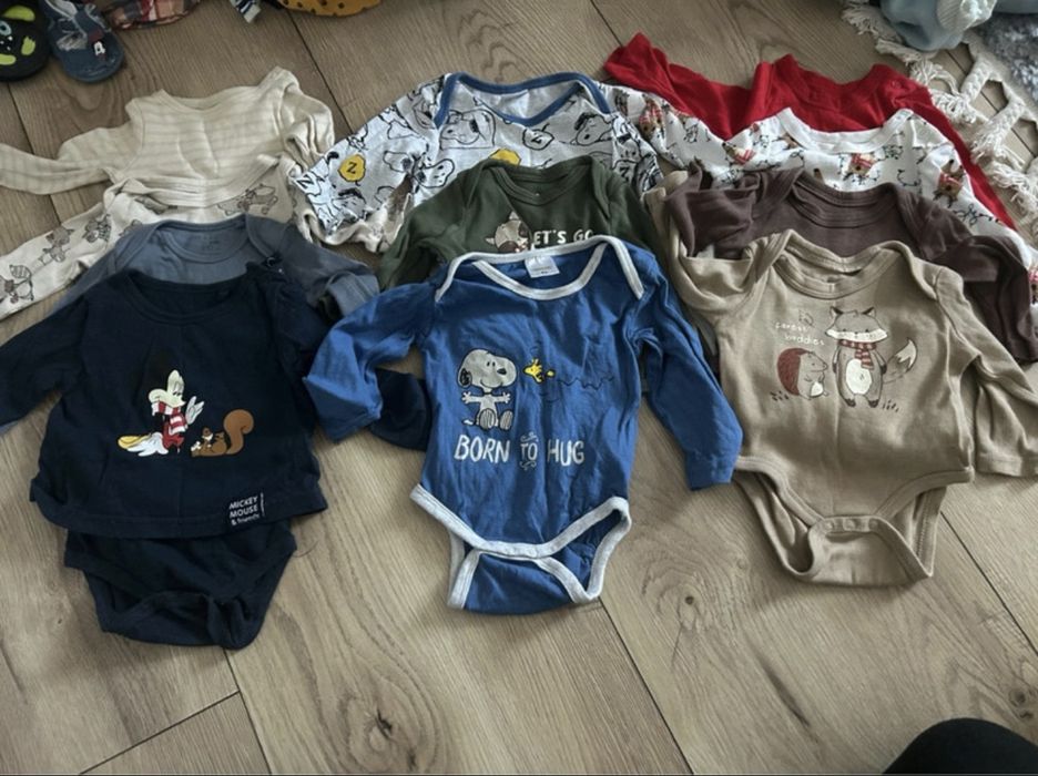 Paka ubranek dla chlopca rozmiar 62