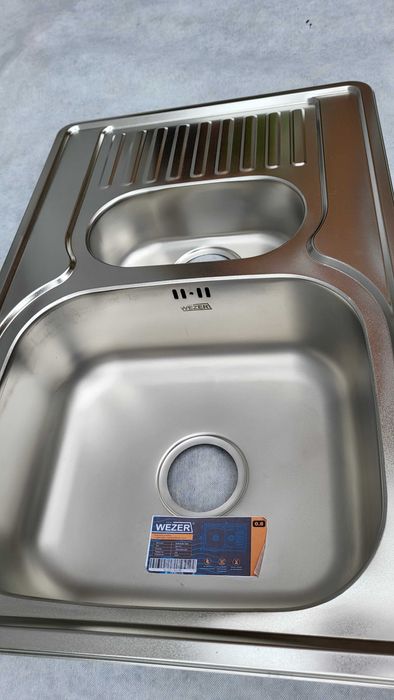 Мойка для кухни  WEZER 7850 SATIN 0.8 MM