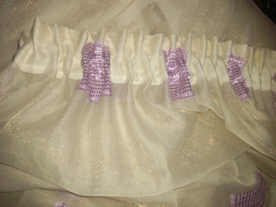 Тюль довгий тюль