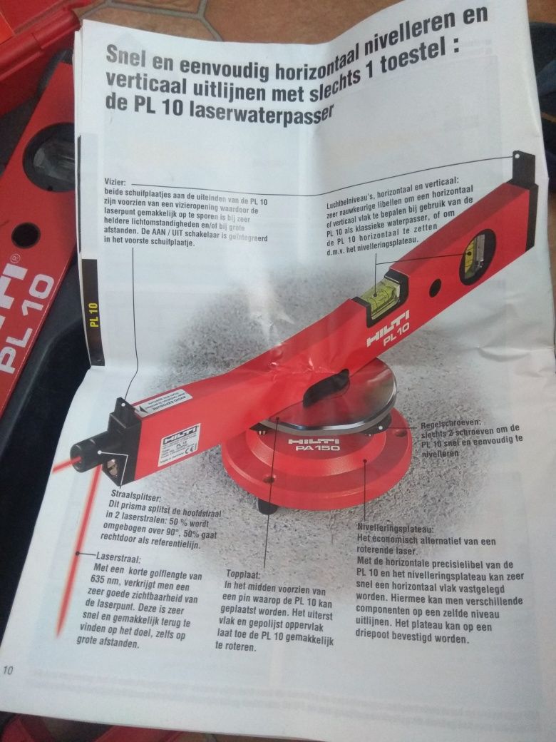 Poziomica laserowa Hilti Pl 10