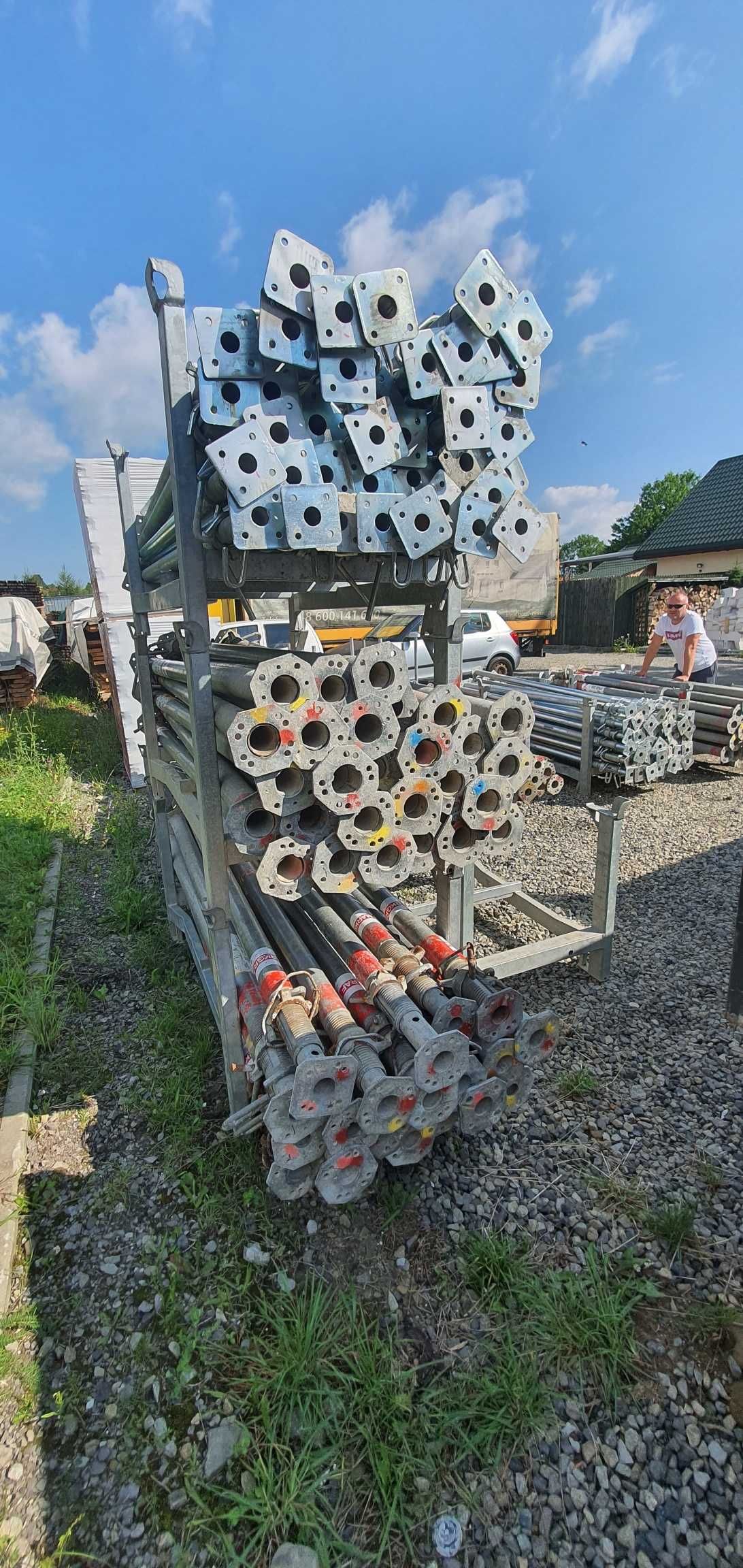 Stemple stęple podpory dźwigary doka doki stropowe szalunek 4m wynajem