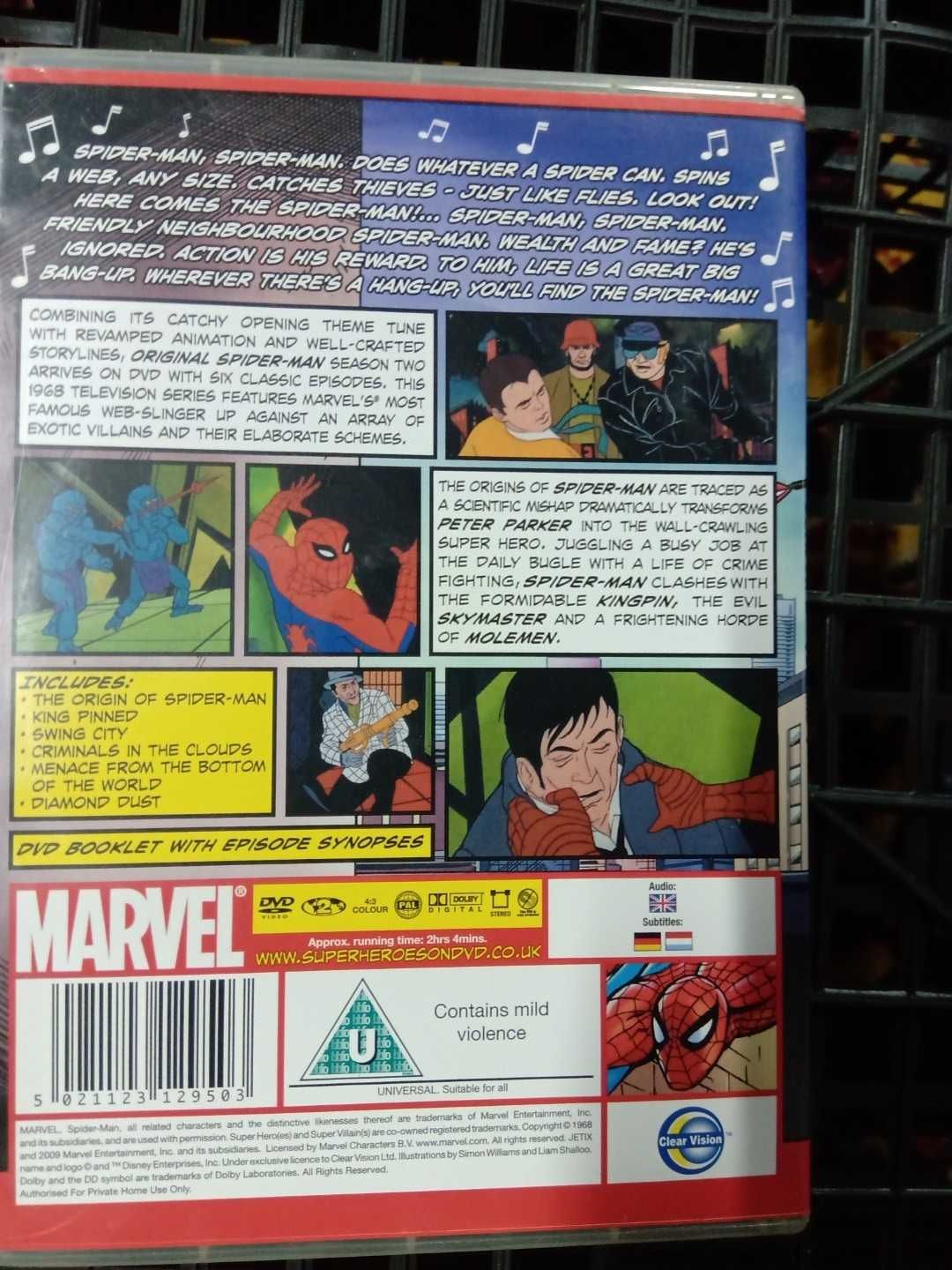 dvd original spiderman season 2 vol 1 UNIKAT