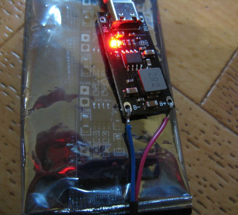 Плата быстрой зарядки аккумуляторов Type-C IP2312 3 Aмпера! QC3.0