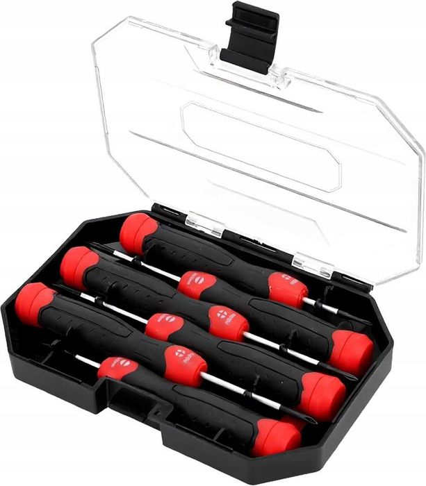 Zestaw Narzędzia Dla Elektryka w Walizce Śrubokręty Izolowane Mierniki