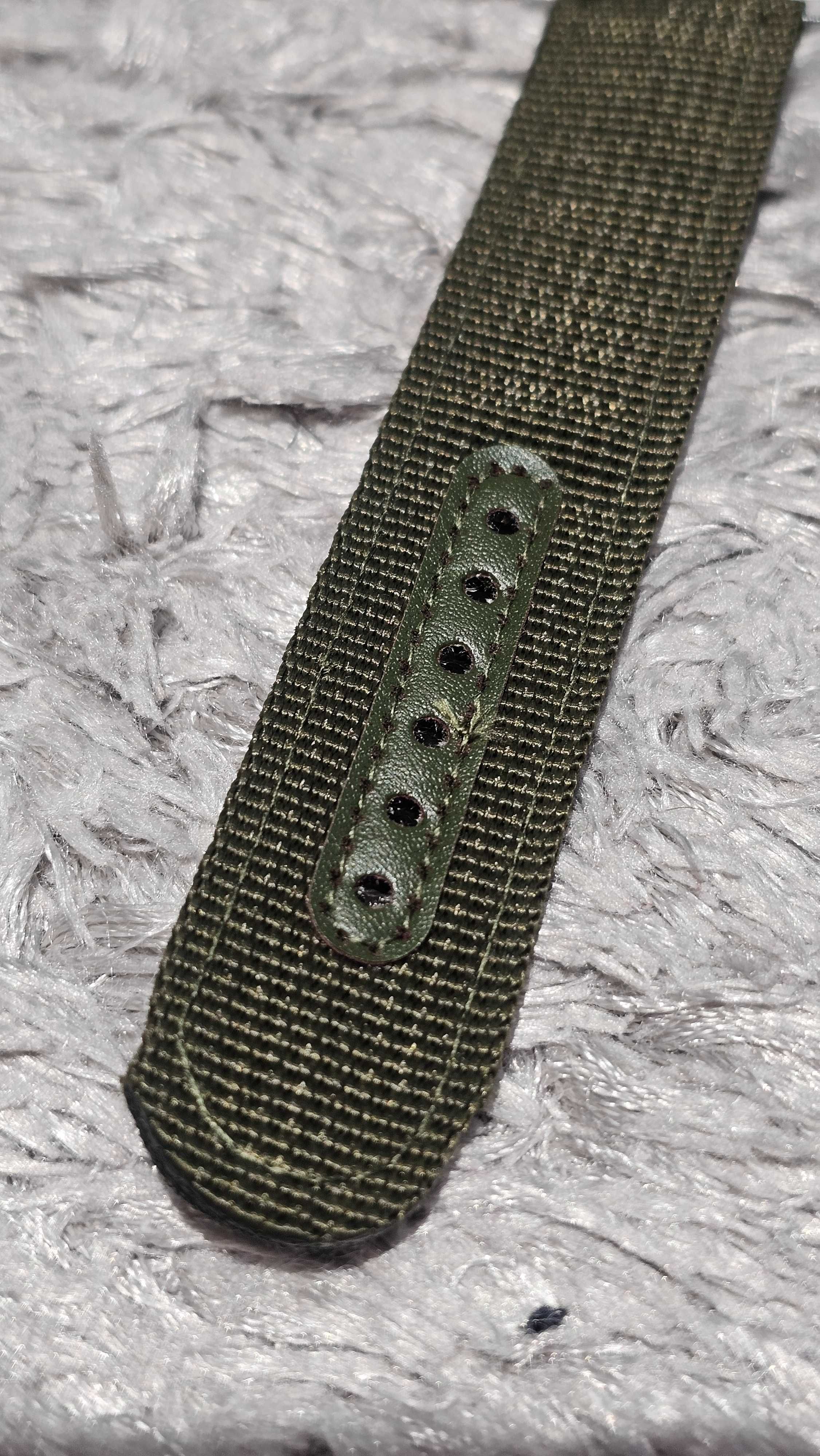 Pulseira Verde Nylon Relógio 22mm