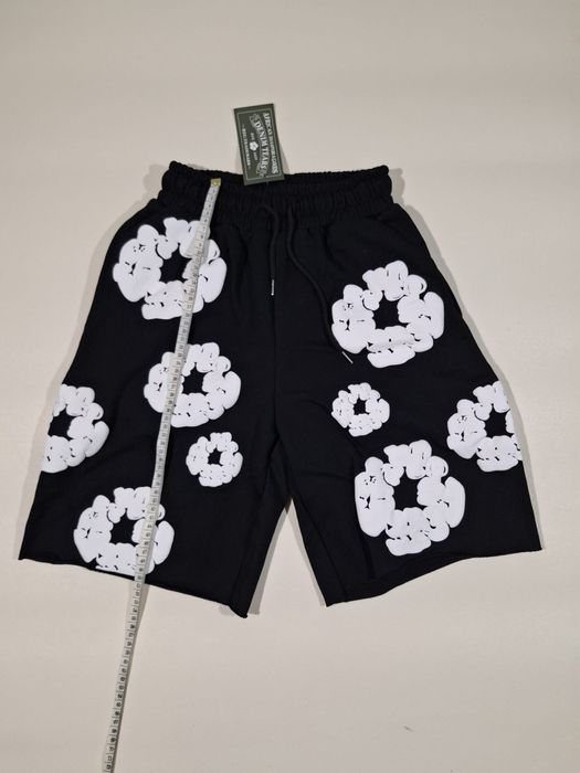 Czarne Spodenki Denim Tears