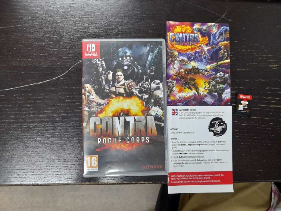 Nintendo Switch Contra Rogue Corps