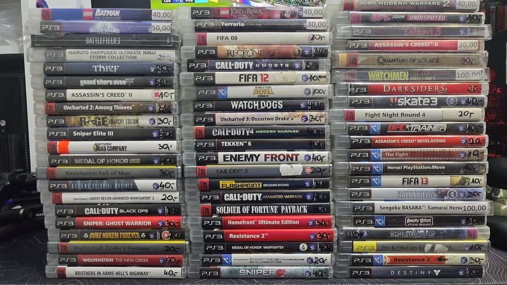 Gry Ps3 Tekken Lego Sniper Call of Duty i inne