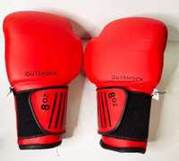 Rękawice bokserskie Outshock Red 8 oz kickboxing tajski boks