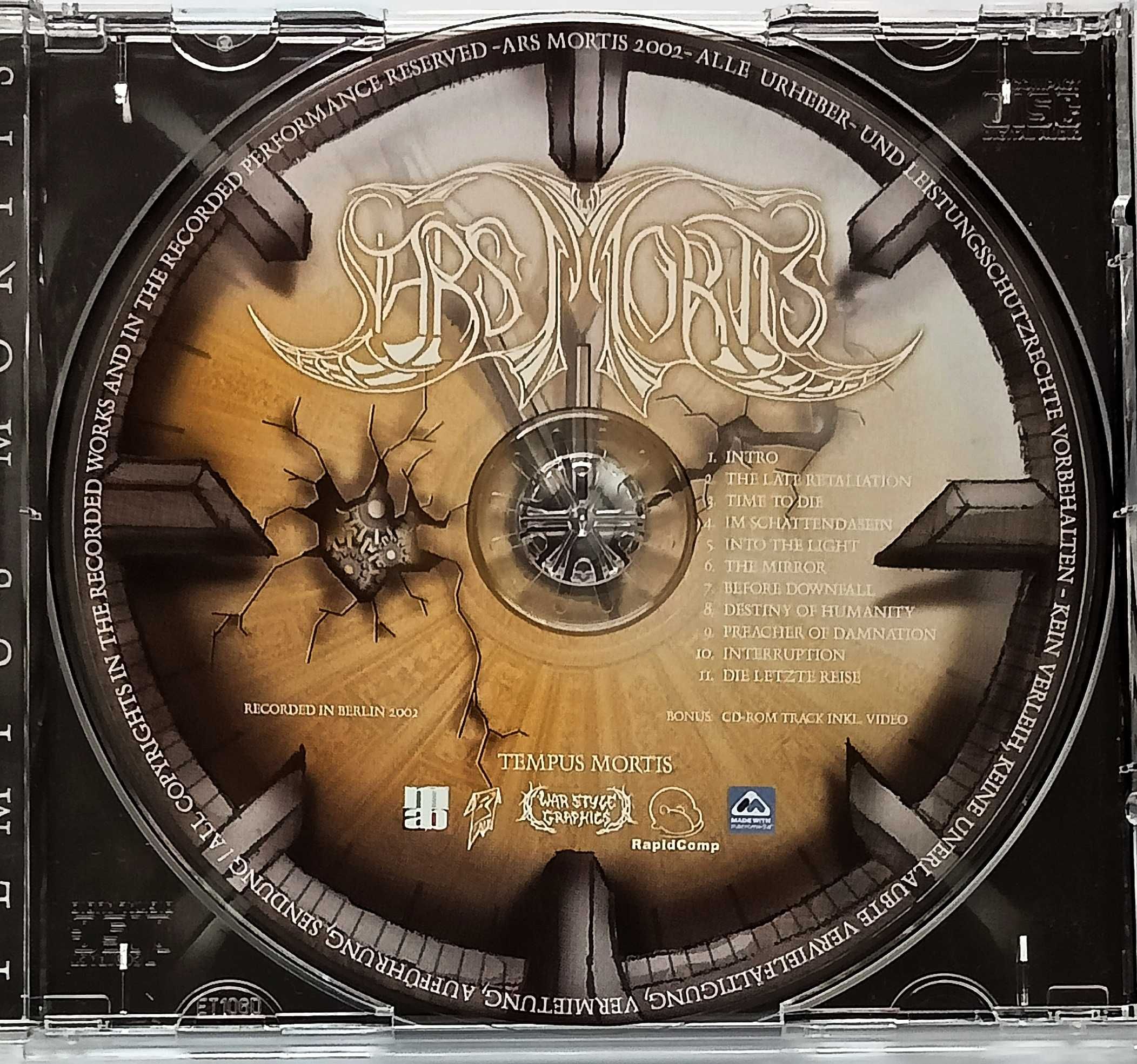 Ars Mortis–Tempus Mortis 2002 niemiecki Thrash/Death Metal, Unikat!