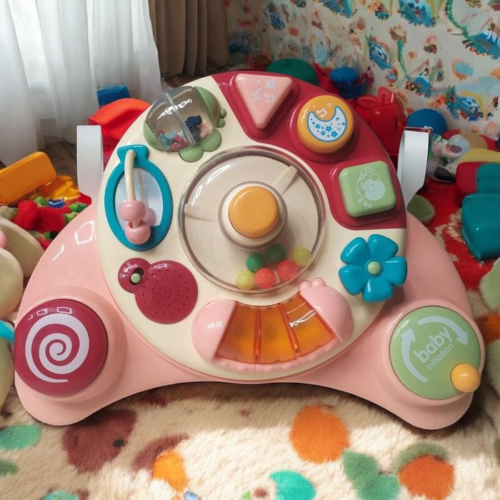 Игровой центр Fan Wingda Baby 3в1 Peach пищалка трещотка свет звук