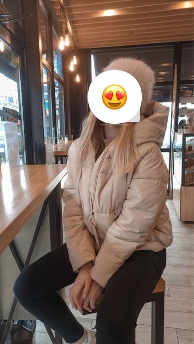 Куртка холодна осінь/зима екошкіра