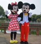 Aluguer de Fatos de Mascotes - PANDA, MICKEY, MINNIE - animação festas