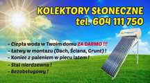 Kolektory Solary ciśnieniowe słoneczne - STAL NIERDZEWNA-MOŻ MONTAŻ