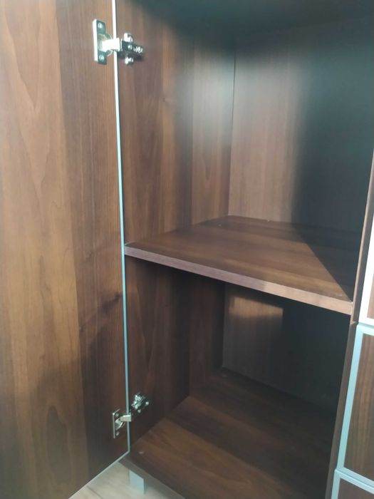 Pojemna komoda Bodzio Orzech - 135 cm szerokość