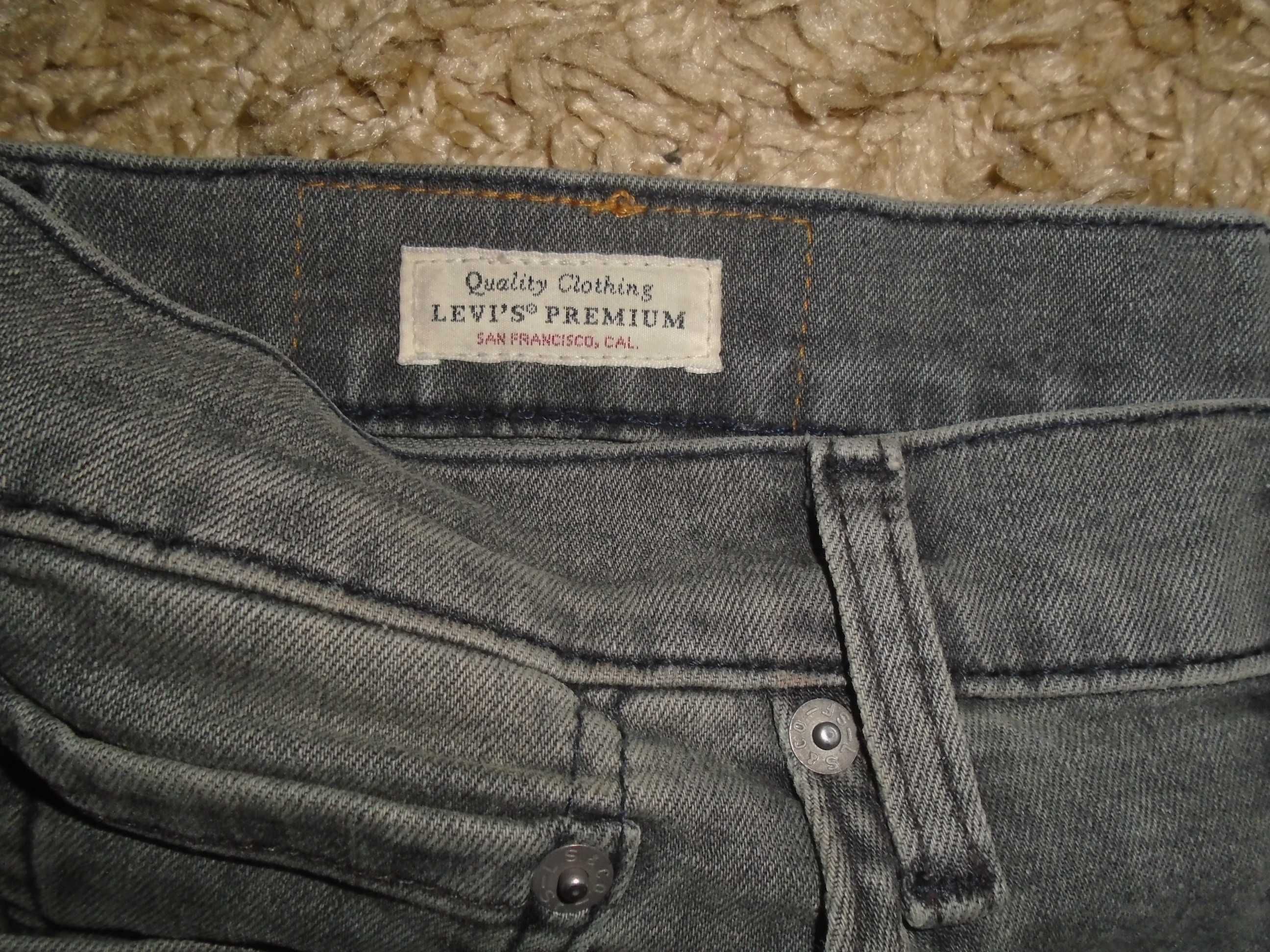 Джинсы Levis 512 Premium stretch USA W32 L32