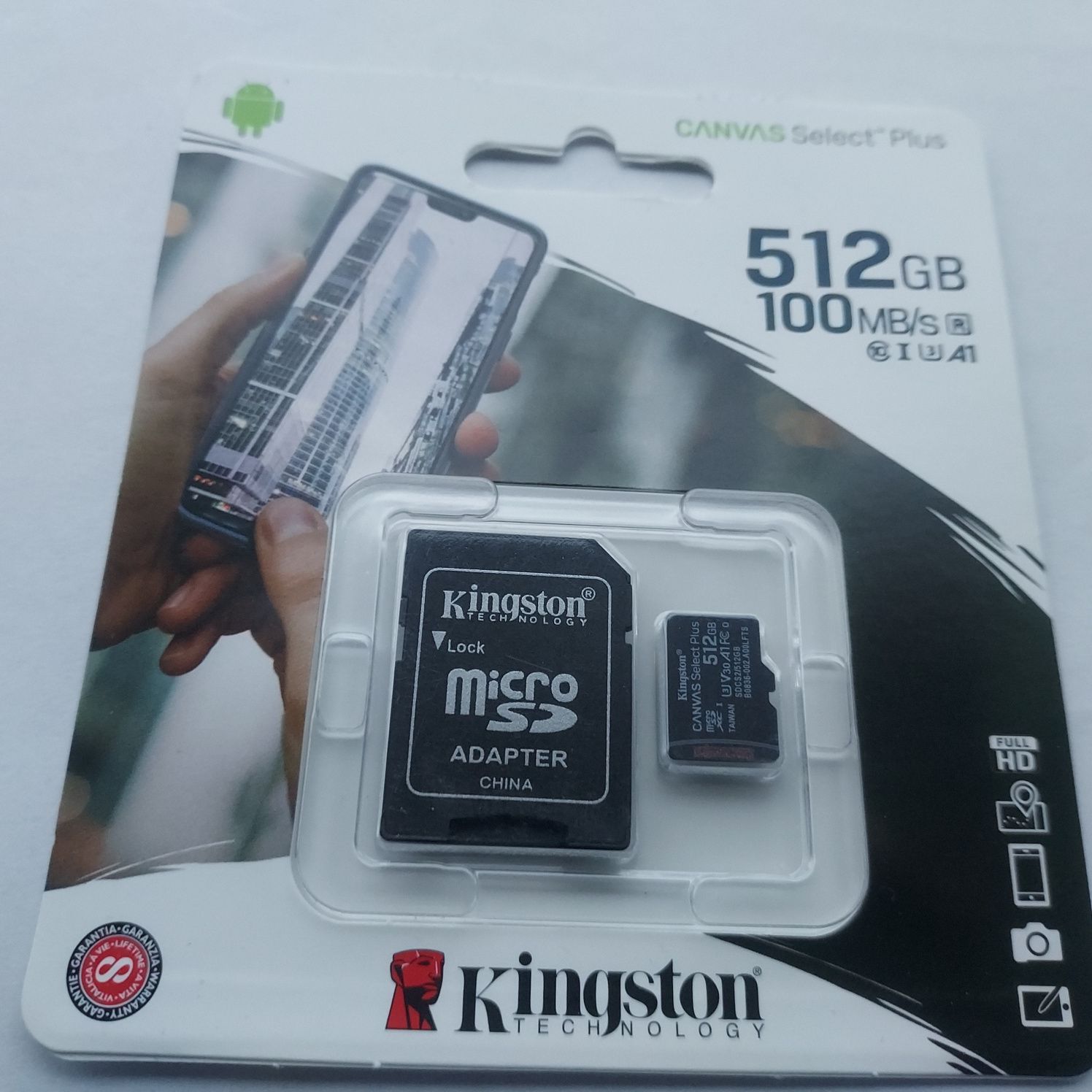 Мікро  SSD накопичувач Kingston 512Gb.