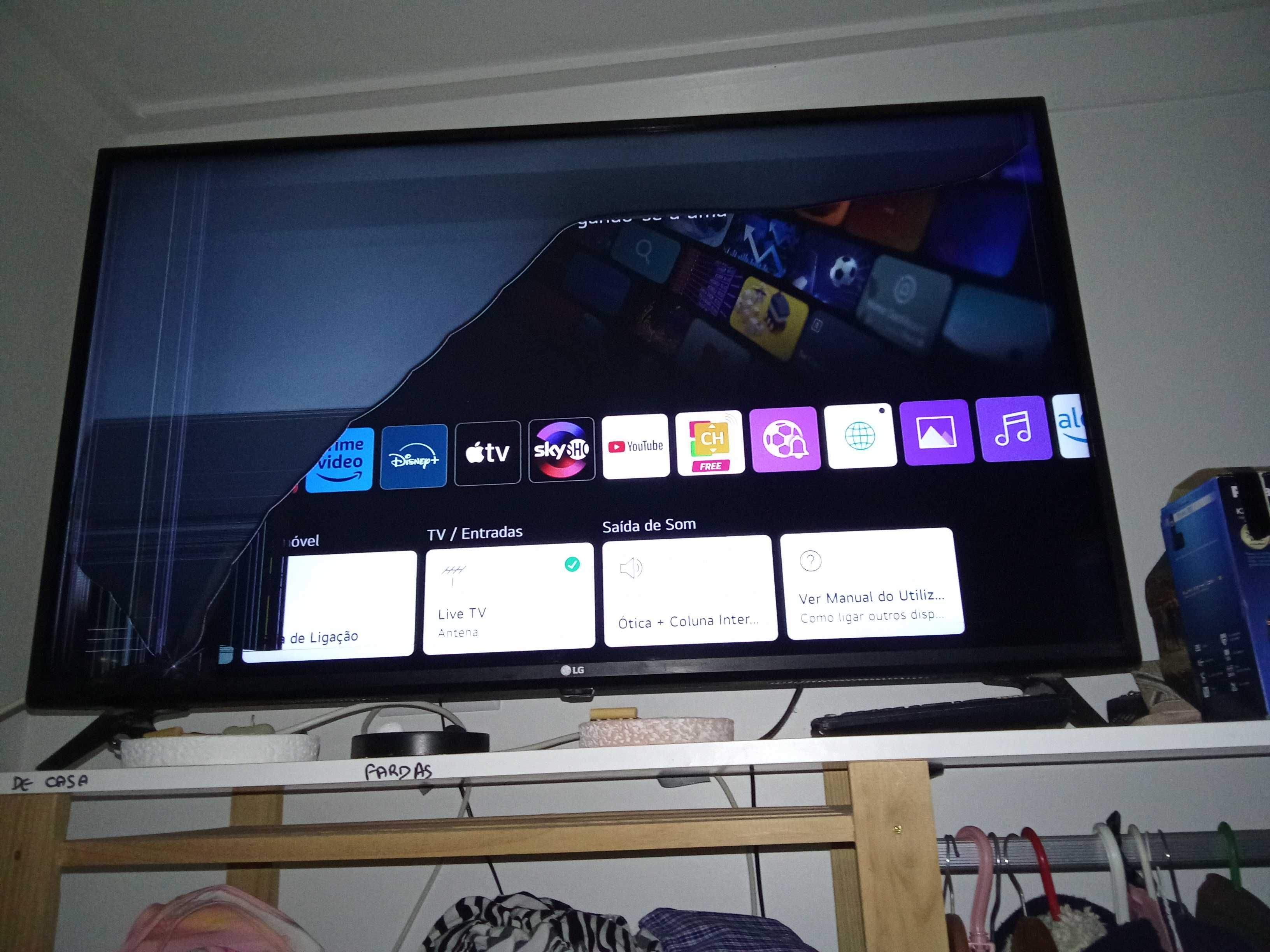 TV LG Para peças