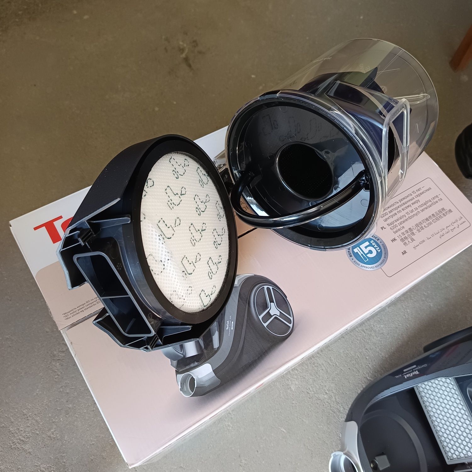Odkurzacz bezworkowy Tefal Compact Power XXL