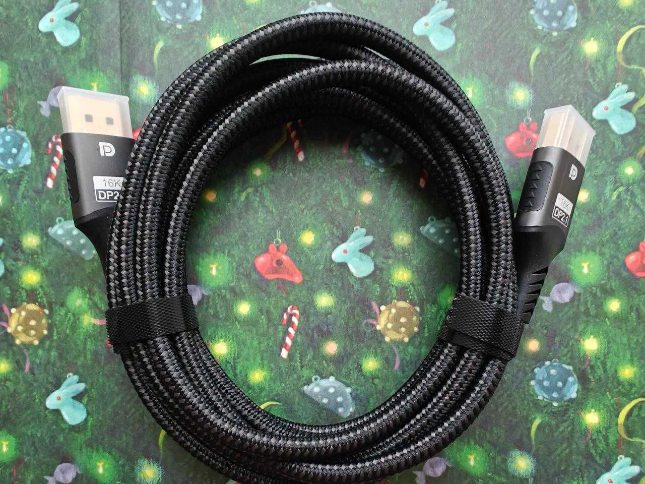 Кабель медный ULT FDBRO Display Port v2.1 1 м, 2 м и 3 м 16K 60Hz