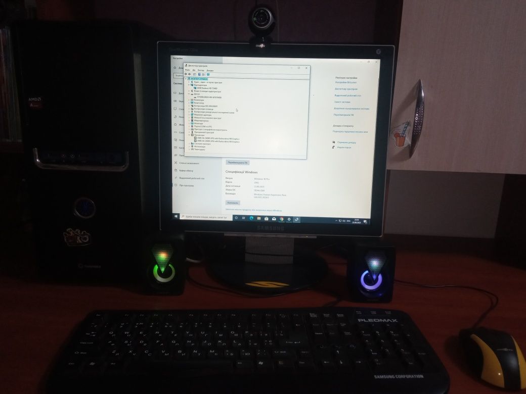 Пк в хорошем состоянии AMD A6-5400K (2 ядра, 3.6 ГГц)