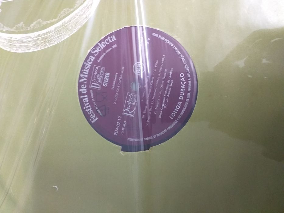 Discos de vinil LP, coleção antiga clássica