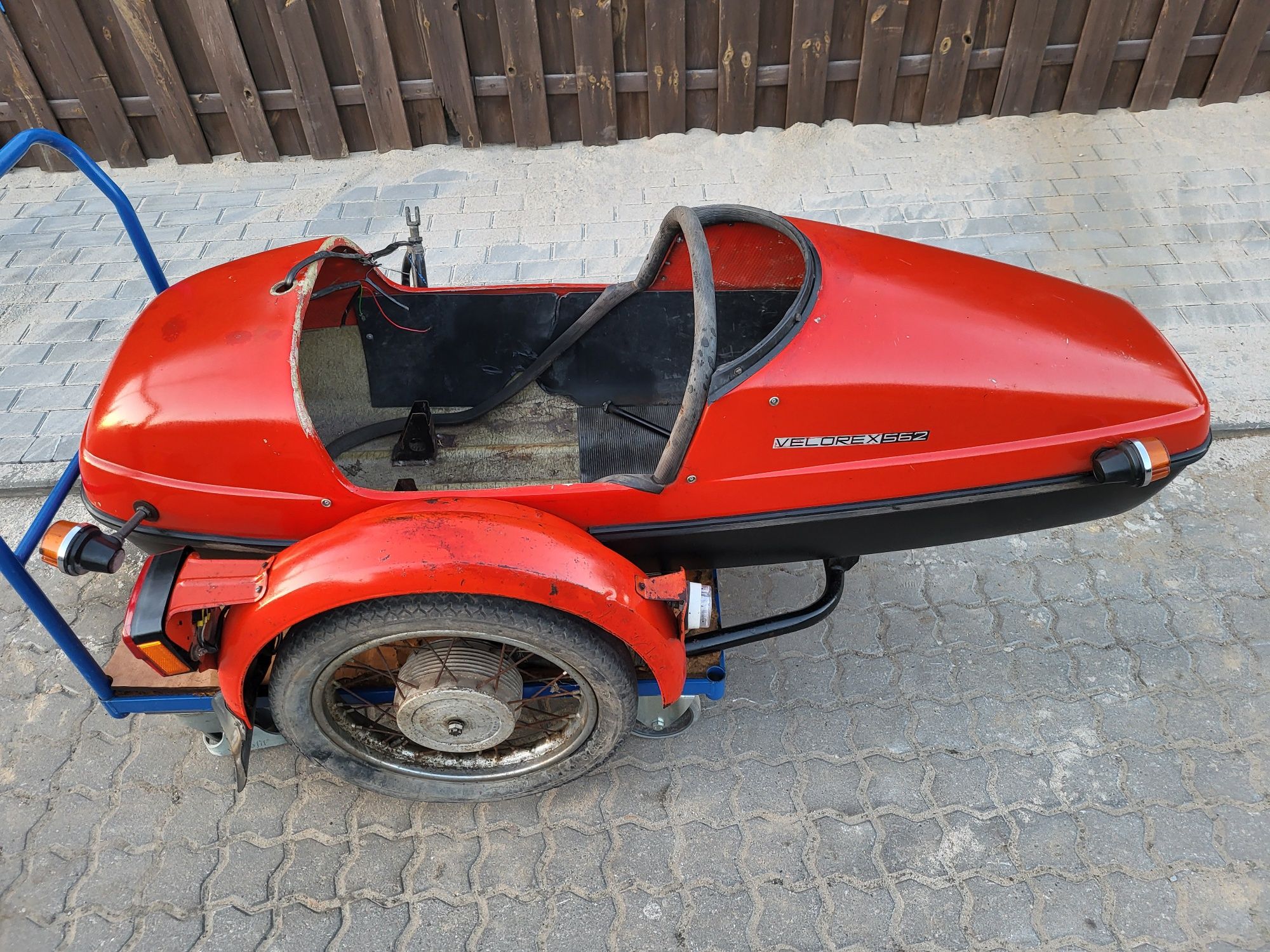 Wózek velorex 562 kosz gondola jawa