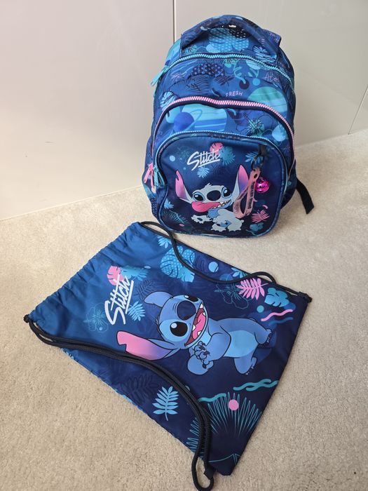 Komplet plecak worek na buty Stitch Coolpack klasa 1-3  zadbany