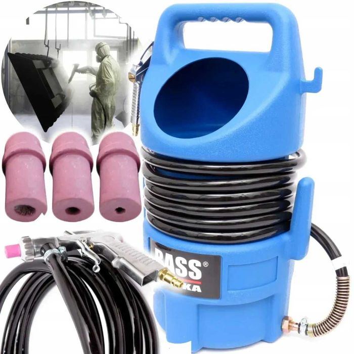 Піскострумний апарат. Портативний  піскоструминний апарат.