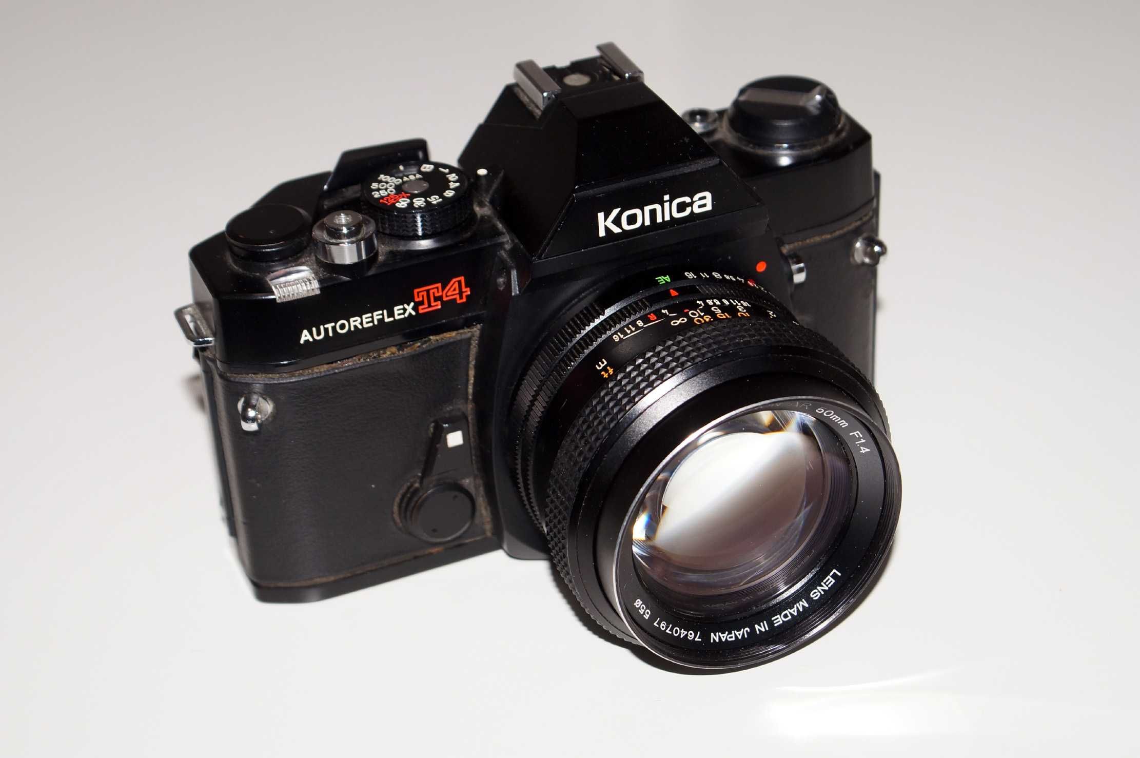 Konica T4 + Hexanon 50mm f/1.4 + Winder