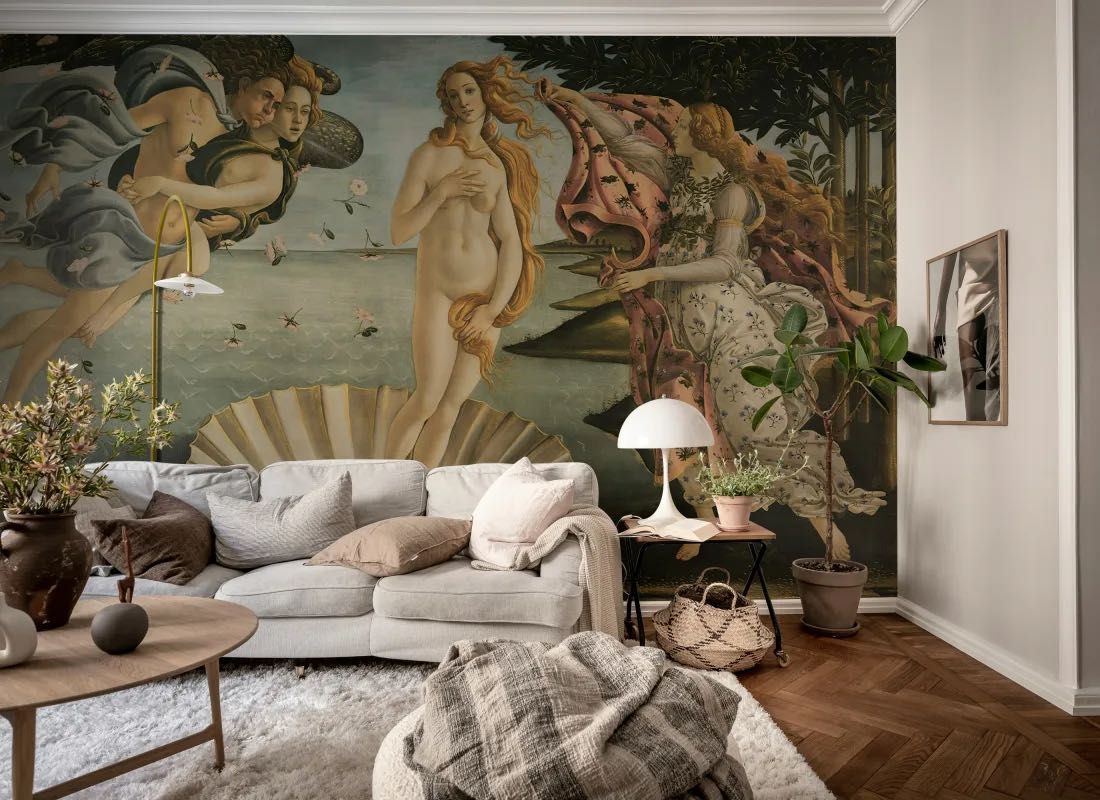 TAPETA Narodziny Wenus 500cm/415cm REBEL WALLS Boticelli włoski klimat
