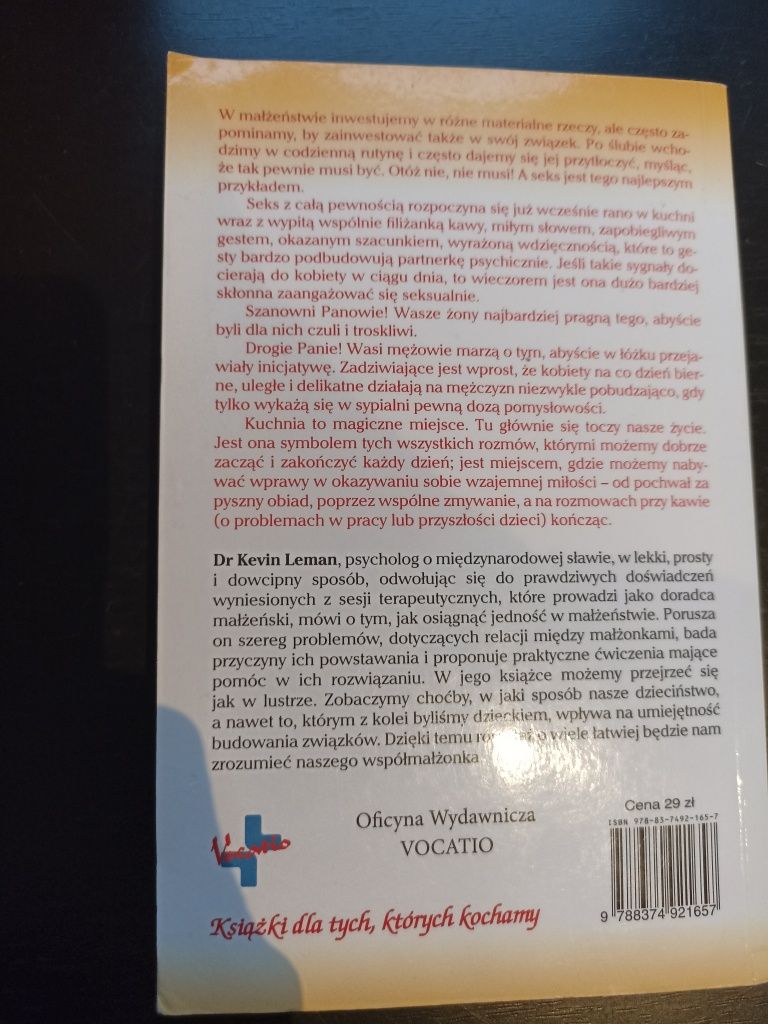 Seks zaczyna się w kuchni, dr Kevin Leman