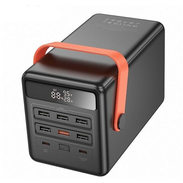 Зовнішній акумулятор Hoco DB03 Max 65W (100000mAh) - Black