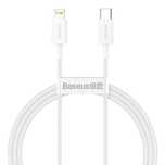 Kabel USB-C do Lightning Baseus Superior Series, 20W, PD, 1m (biały)