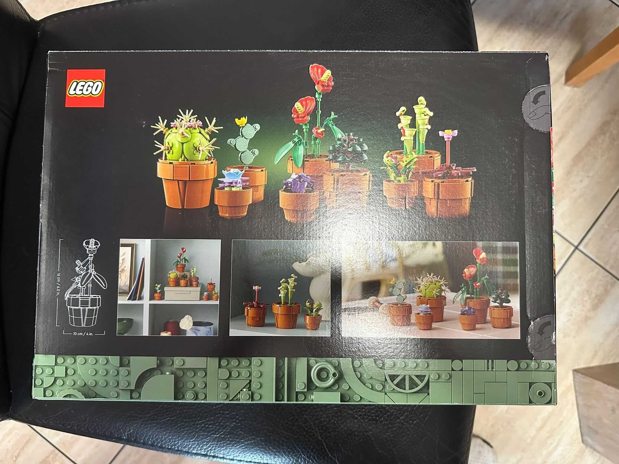 LEGO 10329 Icons mini rośliny, 9 sztucznych kwiatów do budowania NOWE