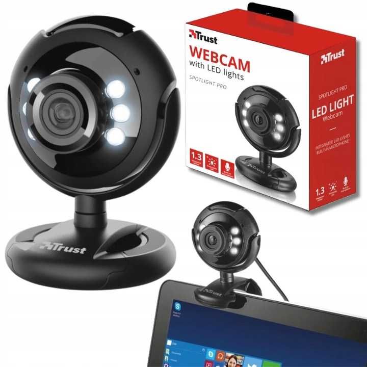 Nowa Kamera internetowa Trust SpotLight Pro 1,3 MP LED Light