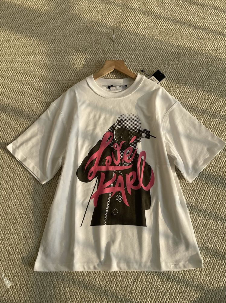 SALE Футболка Karl Lagerfeld S, M, жіноча футболка Карл Лагерфельд