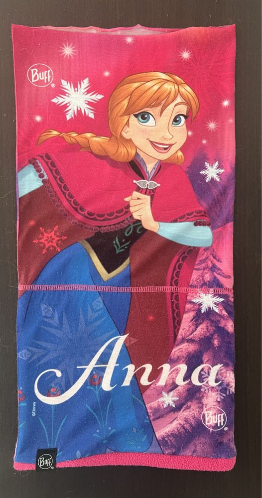 Buff komin dla dziewczynki Frozen Anna
