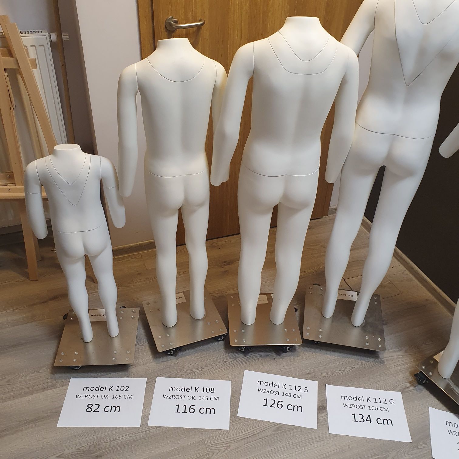 Manekiny dzieci dziecięce duchy ghost od 105 do 160 wzrostu
