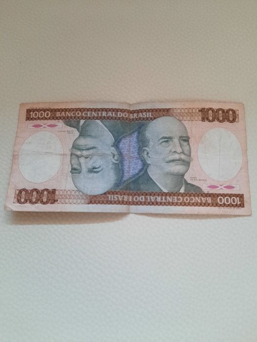 Nota antiga do Brasil - 1000 cruzeiros