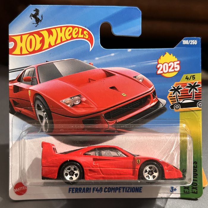 Hot Wheels FERRARI F40 Competizione (czerwony)