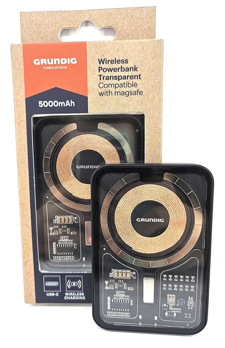 Powerbank GRUNDIG 5000 MAH bezbarwny