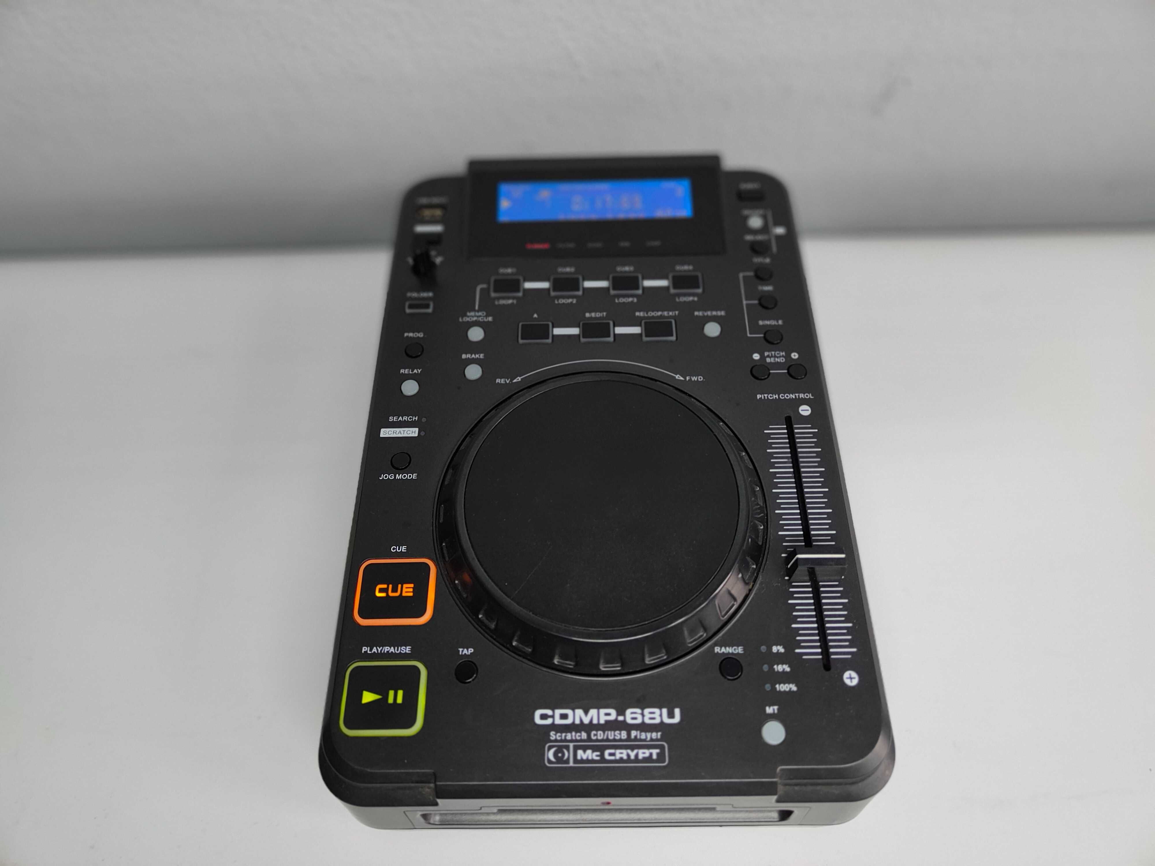 CDMP-68U Scratch CD USB Player Mc CRYPT MP3