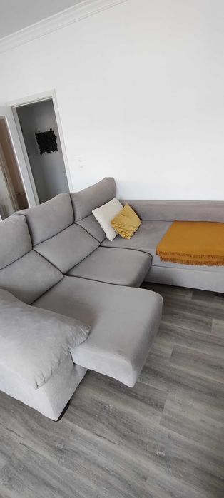 Sofá 2 lugares c/ chaise longue banak importa